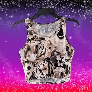 Urban Outfitters Raging Beasts Crop Top